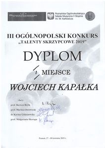 2018 04 27 30 Poznań W.Kapałka I miejsce 1 300